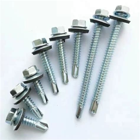 11 green sheet metal screws with washer|metal to steel roofing screws.